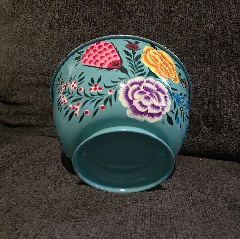 Hand Painted Floral Kashmiri Bowl